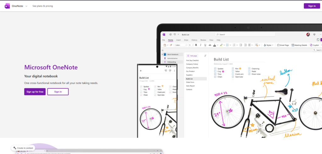 Microsoft OneNote