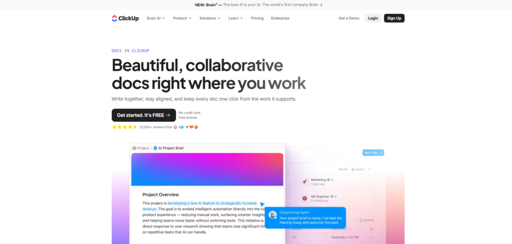 ClickUp Docs
