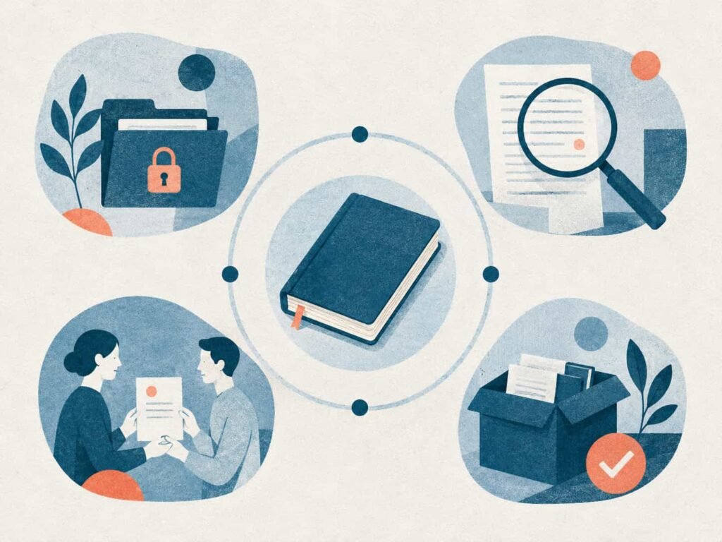 A conceptual decision map matching note-taking priorities to types of Evernote alternatives.